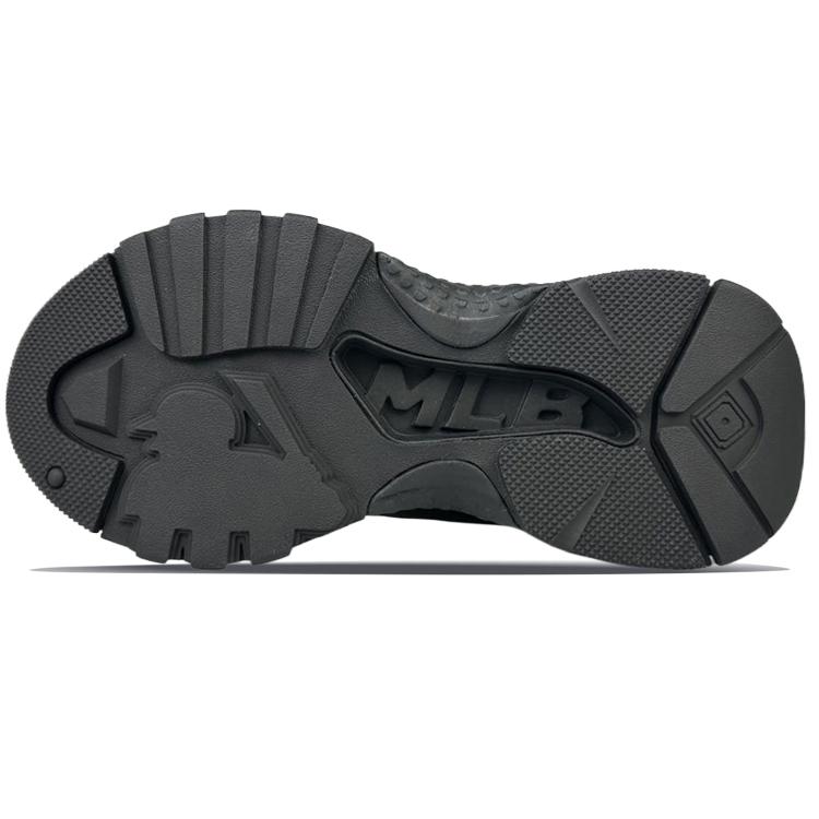 MLB Big Ball Chunky Abrasion Resistant Height Increasing Abrasion Resistant Height Increasing Low top Chunky Sneakers 3ASHC101N-50BKL(Team40SBOX)