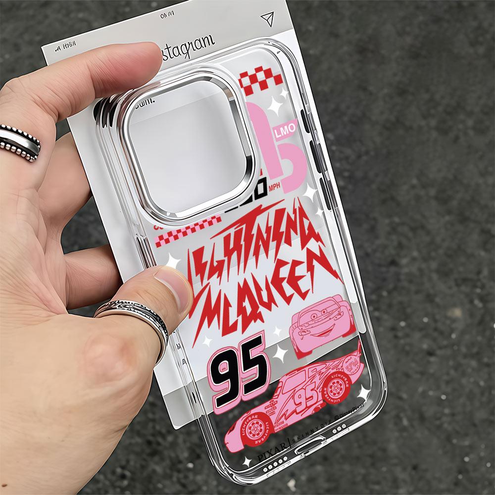 Чехол для телефона Cars L-Lightning M-McQueen для Google Pixel 10 9 8 7 8A 9A XL Pro 4G 5G Прозрачный Мягкий Силиконовый TPU Задняя Крышка