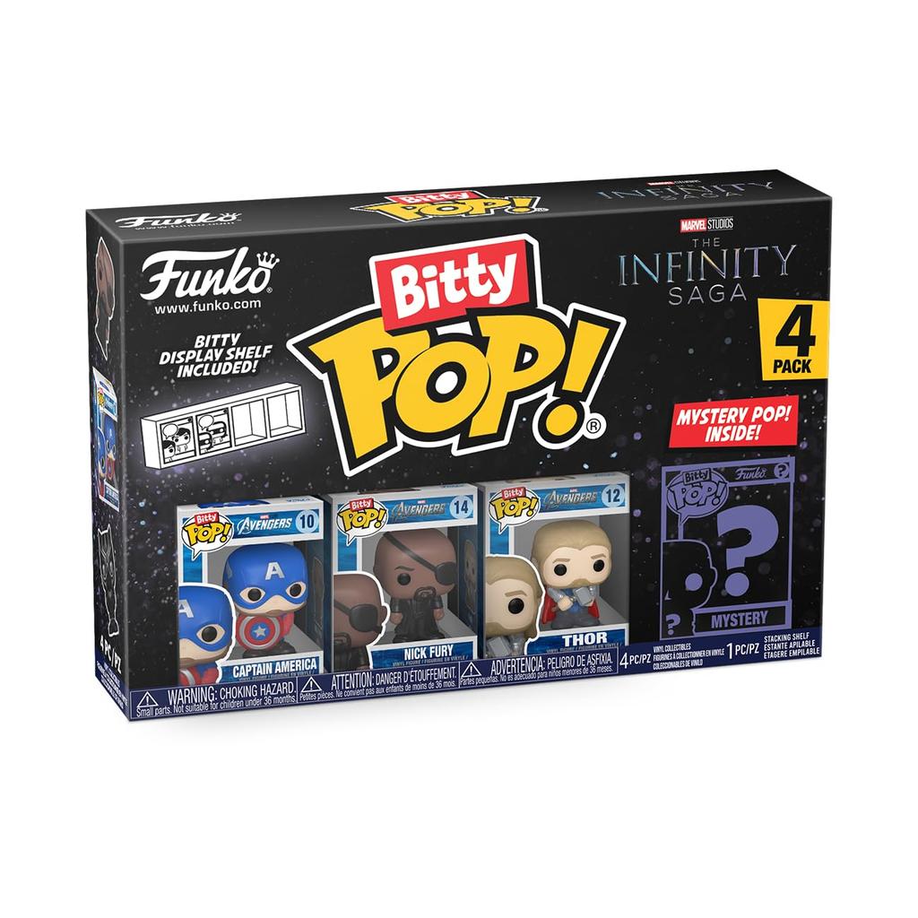 Funko Bitty POP! Marvel Мстители Капитан Америка набор из 4 фигурок