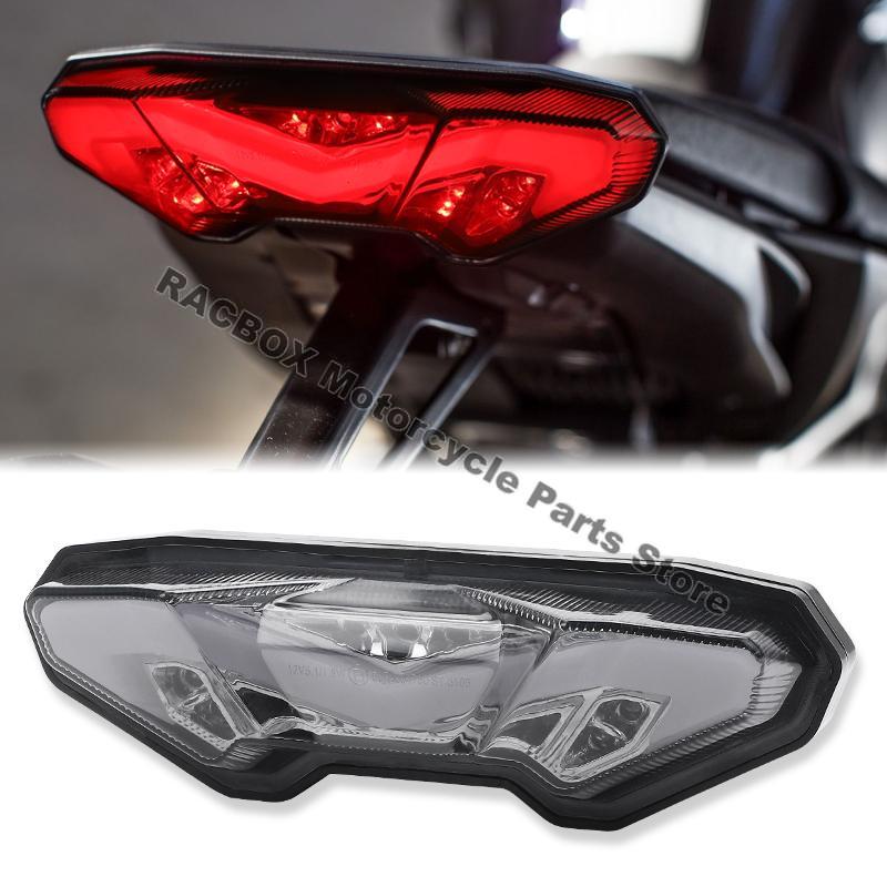 Светодиодный интегрированный задний фонарь для мотоцикла Yamaha MT09 MT-09/FZ-09 MT-09 Tracer/FJ-09 2015-2018 MT10 MT-10/FZ-10 Стоп-сигнал Поворотник