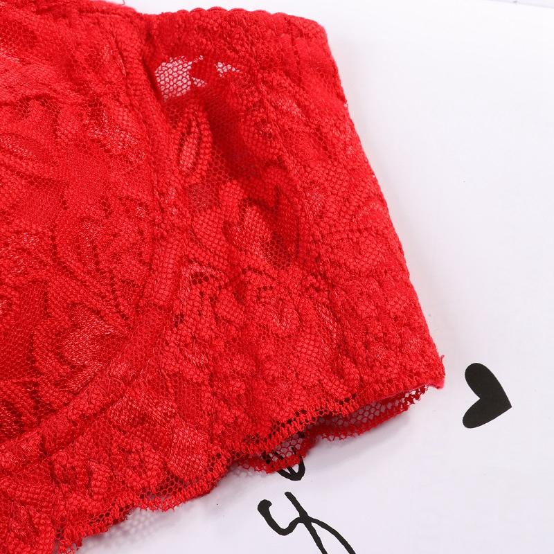 Вышитый пуш-ап бюстгальтер большого размера на косточках с регулируемыми бретелями