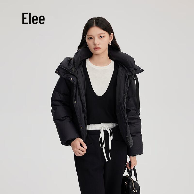 Ailaiyi Women's Short Detachable U-Pillow Down Jacket