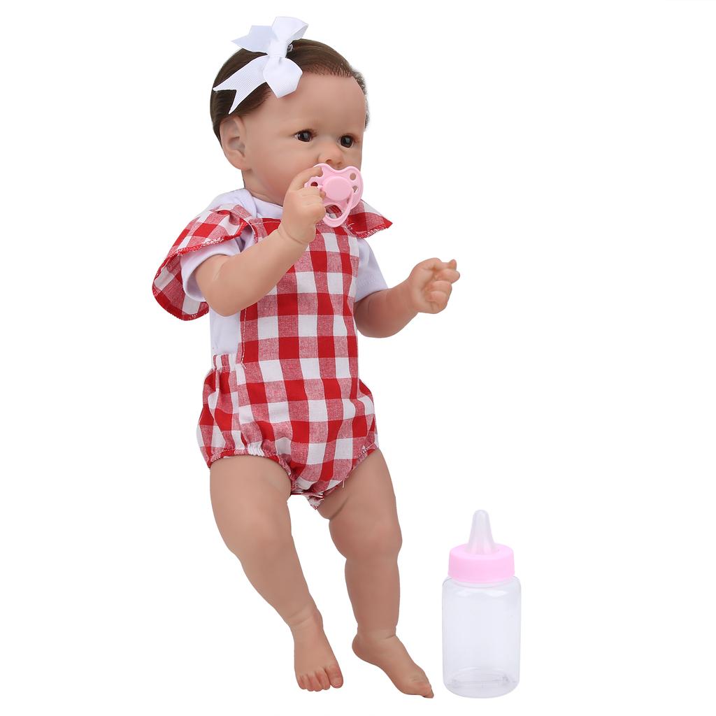 20.8 дюймов Кукла-реборн, имитация новорожденных, девочка, подарок для младенца с соской для кормления