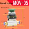 MOV-01-02-03A: Manual Pneumatic Control Valve - Two-Position Three-Way Directional Valve
