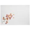 Wakaizumi Lacquerware High-Quality Paper Mats, 13-inch Long Table Mats, Flower and Tree Series, Red Maple Leaves, 100 Sheets, B-25-87