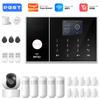 PGST WiFi 4G 2G GSM Домашняя система сигнализации Работает с Tuya Smart Life Защита Безопасность Сигнализация Система безопасности Датчик движения Дверной датчик