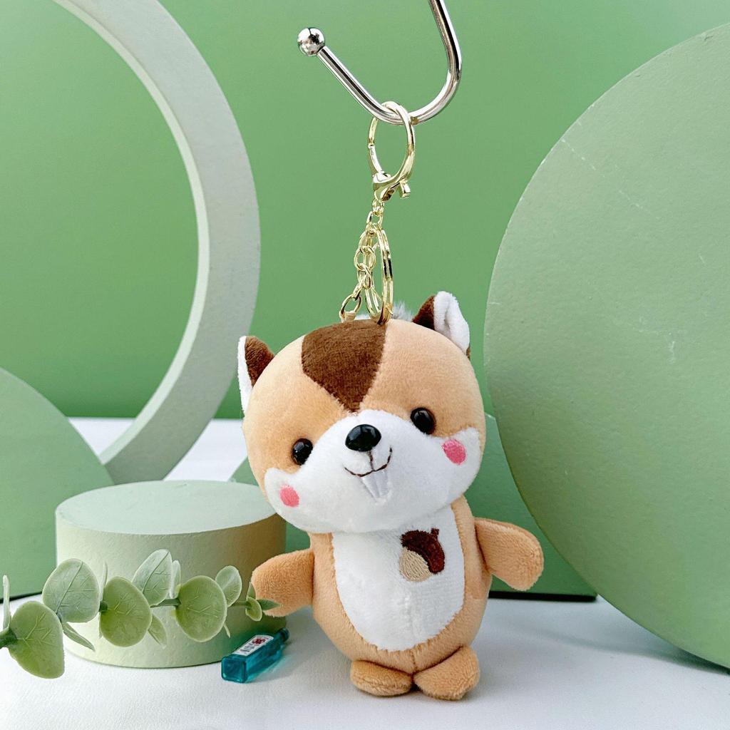 Adorable Squirrel Plush Keychain Toy - Perfect Children's Gift