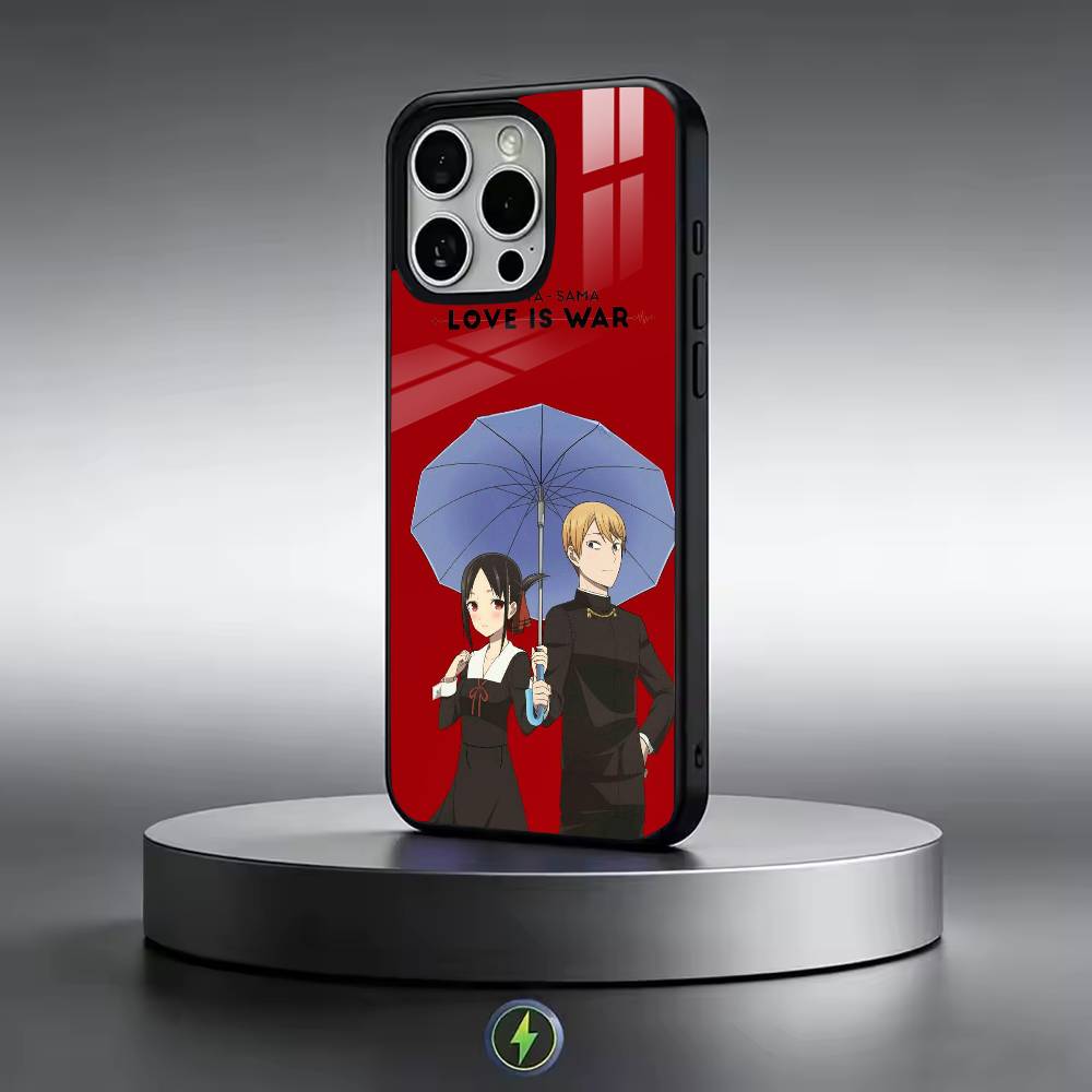 Чехол для телефона Kaguya-a Sama L-Love Is War для iPhone17,16,15,14,13,12,11 Plus,Pro Магнитный с беспроводной зарядкой Magsafe