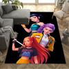 Fantasy Sword Dance Party Area Rug Perfect for Outdoor Kitchen Dining Room Decorate room Anti-slip Rug Anime Office Decor