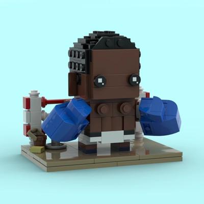 Боксерский Чемпион Али Фигурка Конструктор DIY Набор Игрушек для Детей Взрослых Рождественские Подарки Коллекционная Кукла