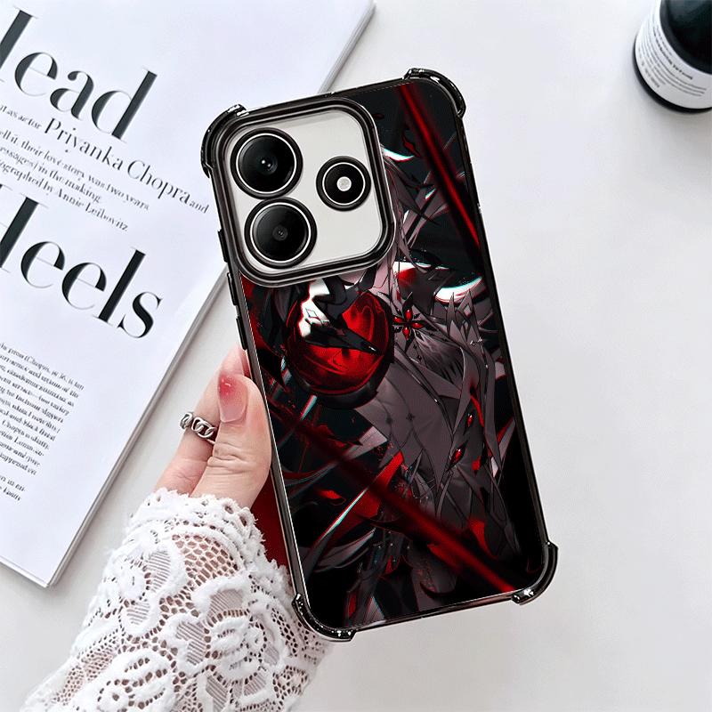 Чехол для телефона Genshin Impact Arlecchino с покрытием для Xiaomi Redmi Note 14 15 Pro Plus 13 12 11 11S 11T 10 9S 9 5G, противоударный с подушкой безопасности