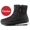 New Men Winter Snow Boots Male Fur Ankle Boots Men Shoes Warm Plush Men Outdoor Work Shoes Waterproof Winter Boots Plus Size 47