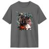 FF VII Collage 100 Cotton TShirt For Couple Summer Vintage T Shirts Round Neck Hipster Tee Shirt Oversized Print Tops
