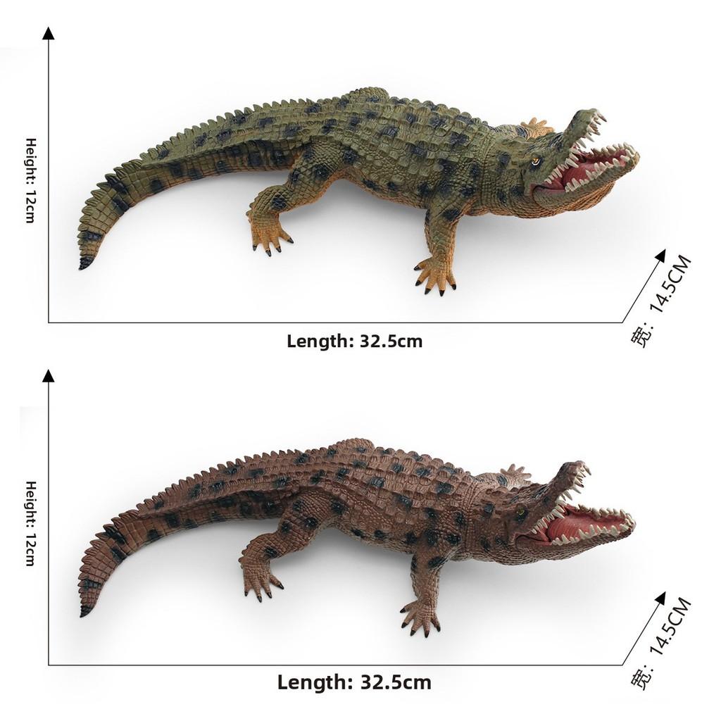 Static Pvc Crocodile Figurine For Childrens Educational Decor And Playroom Gift