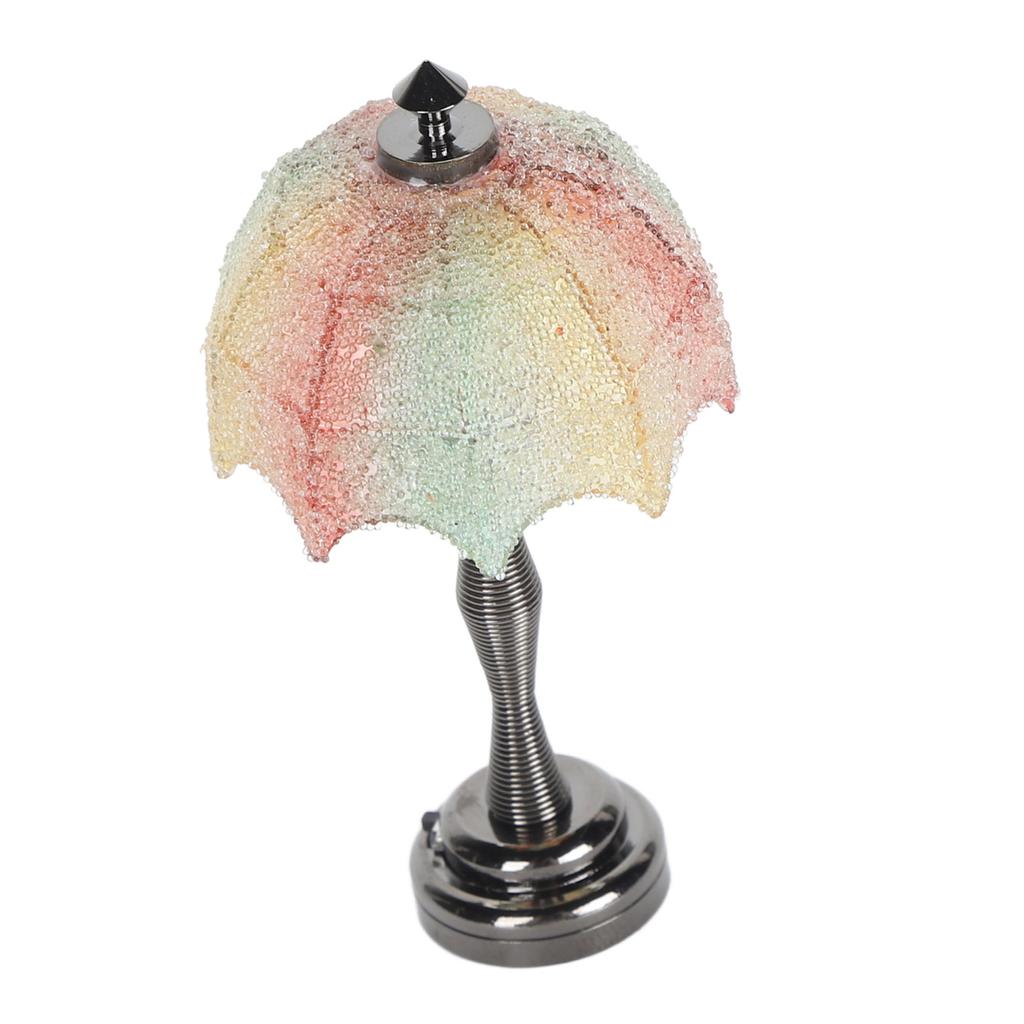 Миниатюрный торшер для кукольного домика 1:Кукольный домик в масштабе 1:12, светодиодное освещение, мебельные аксессуары, декор