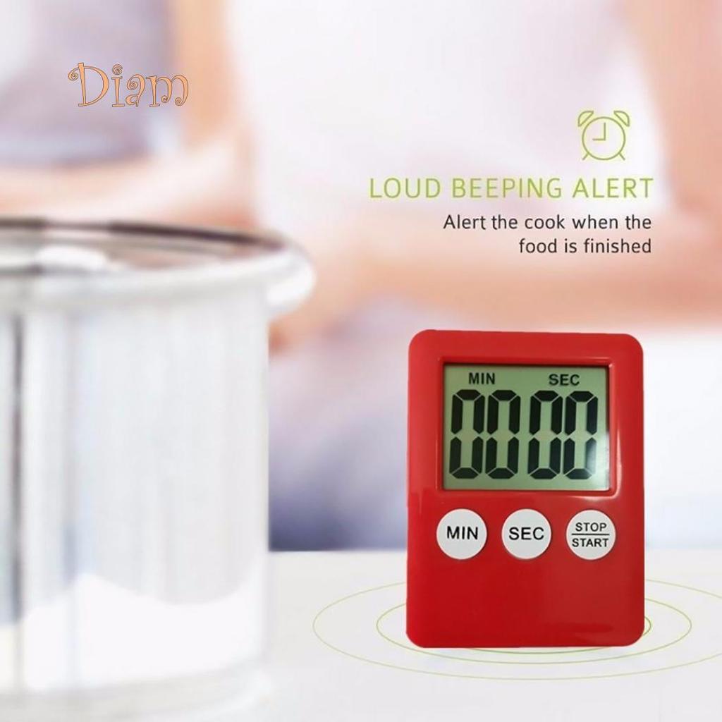 BH Magnetic Square LCD Digital Timer Kitchen Cooking Countdown Alarm Clock Tools Accessories