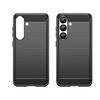 Silicone case for Samsung Galaxy S25 Edge Carbon Case - black