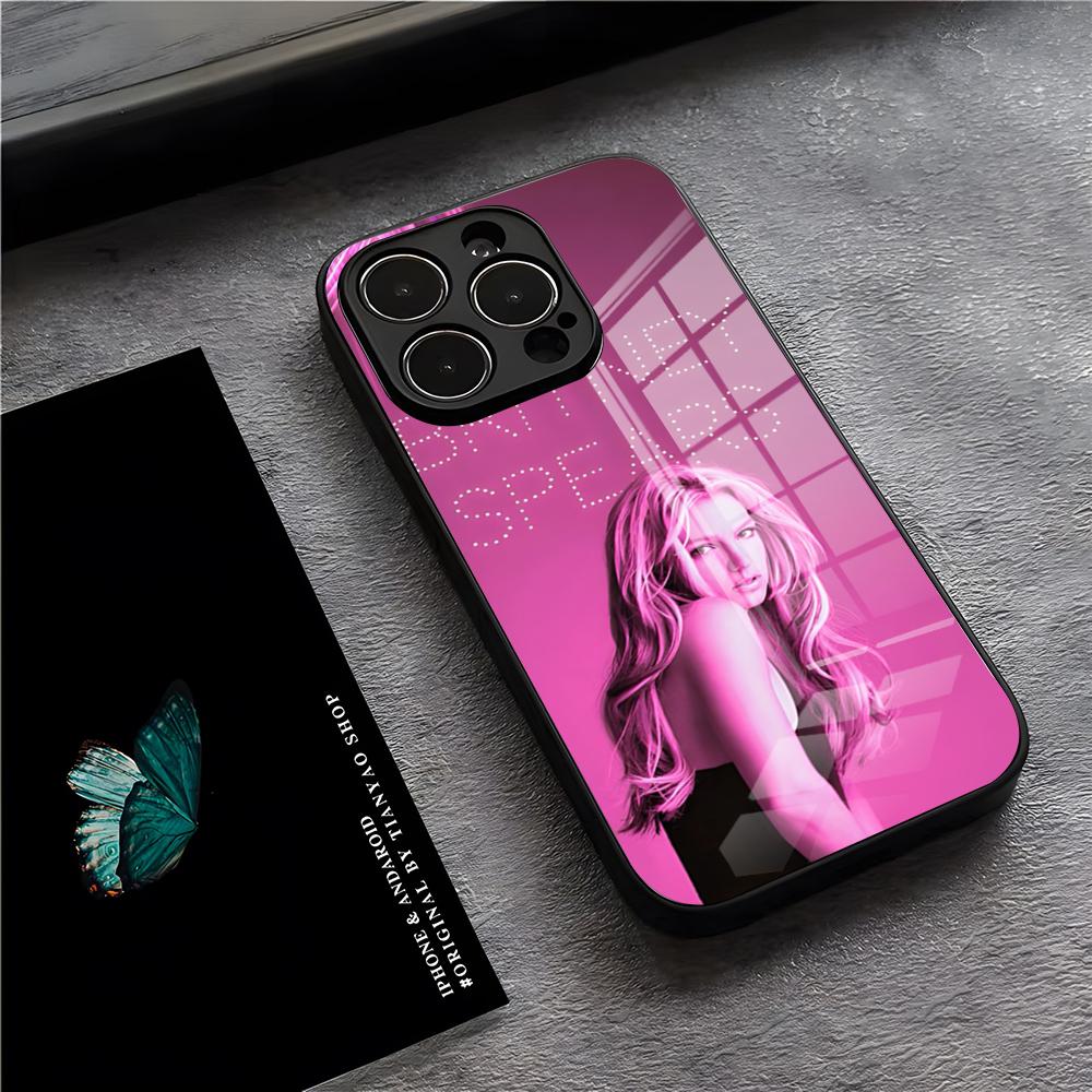Britney Spears Phone Case For IPhone 17 Pro Max 15 Pro 16 14 Plus 12 13 Mini 11 Pro Shockproof Glass Cover