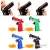 Брелок-пистолет на резинках, складная игрушка для детей и взрослых, креативная идея подарка с 60 резинками для семейного веселья, складной мини-стрелялка