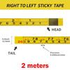 Self-Adhesive Measuring Tape Imperial and Metric Scales Left-Right Reading Ruler  Woodworking