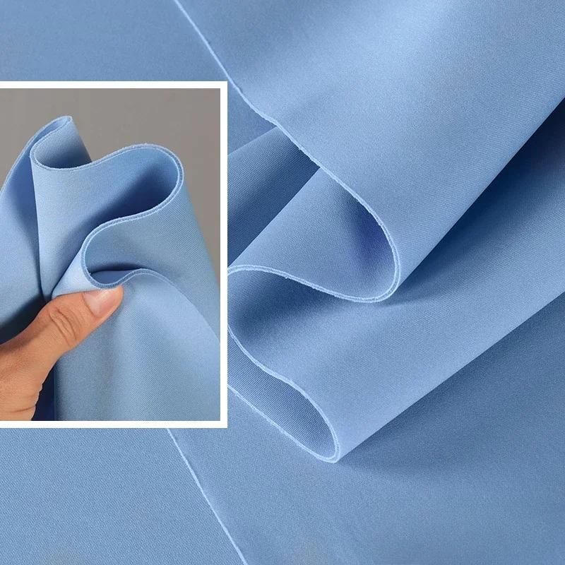 100x160cm Thickened Scuba Knitting Fabric Knitted Elastic Air Layer for Sewing Apparel Design Jackets Sweatshirts Suits