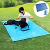 Oxford Cloth Pocket Camping Mat Folding Sand Beach Mat Ultra-thin Mini Ground Mat Camping Tent