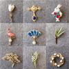 Creative Bow Metal Twist Animal Plant Brooch Accessories Women'S Kids Holiday Party Brooch Gifts