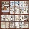 20Sheets/Book DIY Crafts Aesthetic Sticker Book Pre-Cut Scrapbooking Sticker  Journal Decor