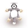 WanWeek Dog Plush Toy with Sounds and Chew Toy with Two Sounds and 3 Ways To Engaging for Stress Safe No and Cute Rope, (Peek, Crunch, Chew), Play,