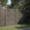 VidaXL Gabion Basket with Lid 200x50x150 Cm Galvanized Iron, Gabion Wall, Gabion Retaining Wall, Fence In 3295155