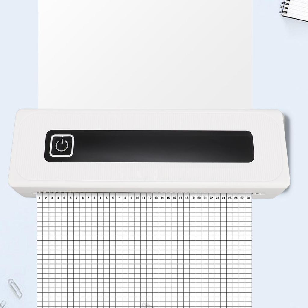 Portable Thermal Printer, Inkless Printer, USB 200DPI Resolution No Ink No Dust, with Lrning Templates for School Travel