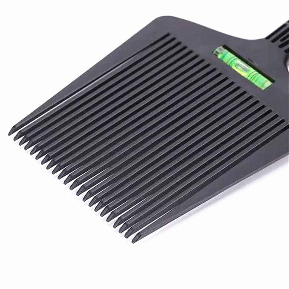 Professional Styling Tool Barber Hair Cutting Short Hair Trimming Flat Top Comb With Liquid Balance