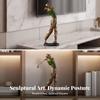 Golfer Figurine Sculpted Golf Modern for Office, TV Cabinet, Golfers