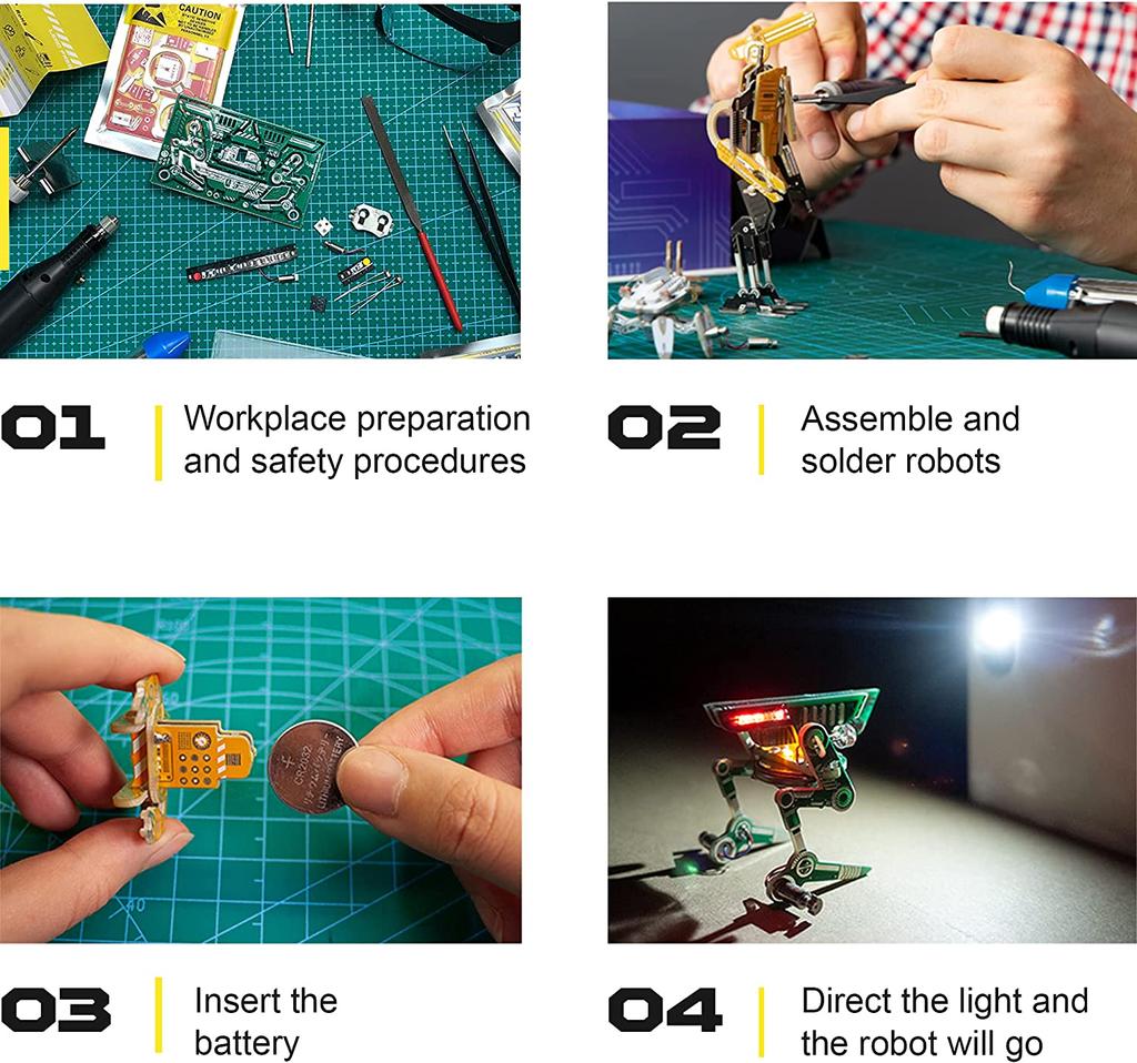 Набор для сборки роботов Geeek Club для детей и взрослых - Smart Nano Bots Наборы для робототехники STEM