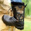 Камуфляжные мужские ботинки Зимние плюшевые теплые сноубутсы Уличные водонепроницаемые рыболовные ботинки Нескользящие рабочие ботинки До середины икры Мотоциклетные ботинки