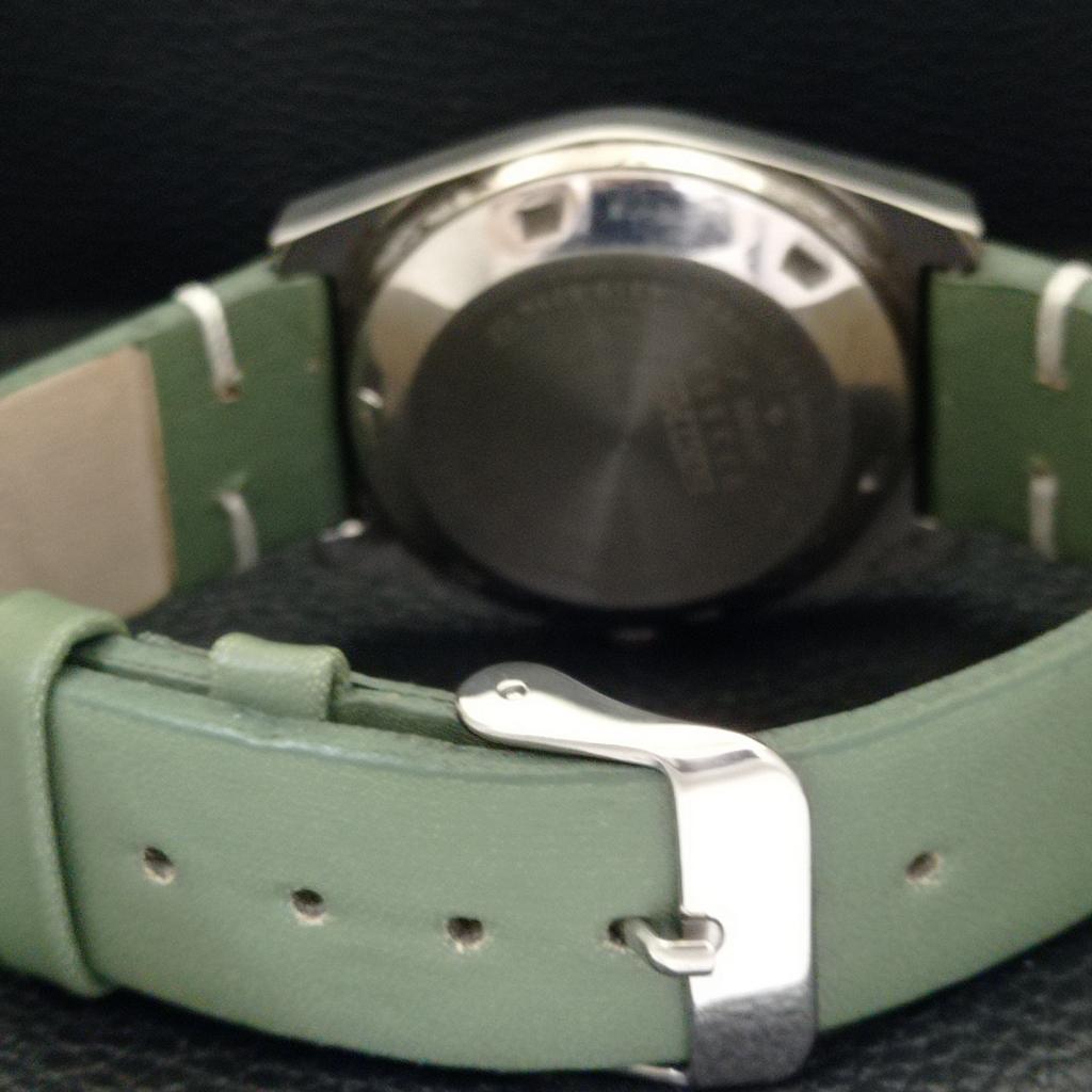 Seiko 5 АВТОМАТИЧЕСКИЕ ЯПОНСКИЕ МУЖСКИЕ ЧАСЫ 6309A ВИНТАЖНЫЕ ЗЕЛЕНОГО ЦВЕТА ЦИФЕРБЛАТ a701241-5 R206a-a701241