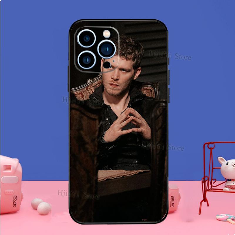 Клаус Майклсон Дневники Вампира Чехол для Телефона Для iPhone 16 15 11 12 13 14 Pro Max Mini X XS XR Plus SE2 Funda Coque Cover