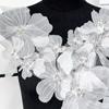 DIY Crafts Цветочная аппликация Ручная аппликация из ткани Свадебное платье Тканевая нашивка Пошив одежды