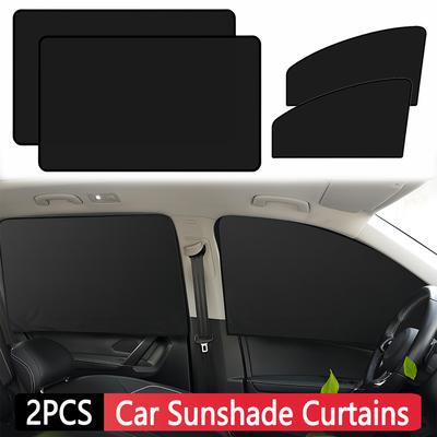 2 шт. автомобильные солнцезащитные шторы летняя защита магнитная боковая крышка окна солнцезащитный козырек складной магнит автомобильный солнцезащитный козырек автомобильные аксессуары
