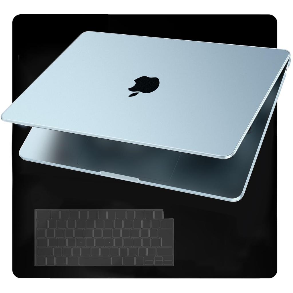 Бронированный чехол EooCoo для MacBook Air Дюймовый M4 M3 M2 Совместим с A3449 A3240 A3113 A2681 2025 2024 Соответствует Midnight MacBook Air Матовый Защитный Жесткий