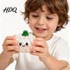 Мягкий ТПР Сквиш-болл Хэллоуин Тыква Сжимаемый Мячик Золотой Блеск Фиджет Игрушка Средний Размер для Детей Взрослых Медленно Возвращающая Форму Игрушка для Снятия Стресса Подарок на Вечеринку