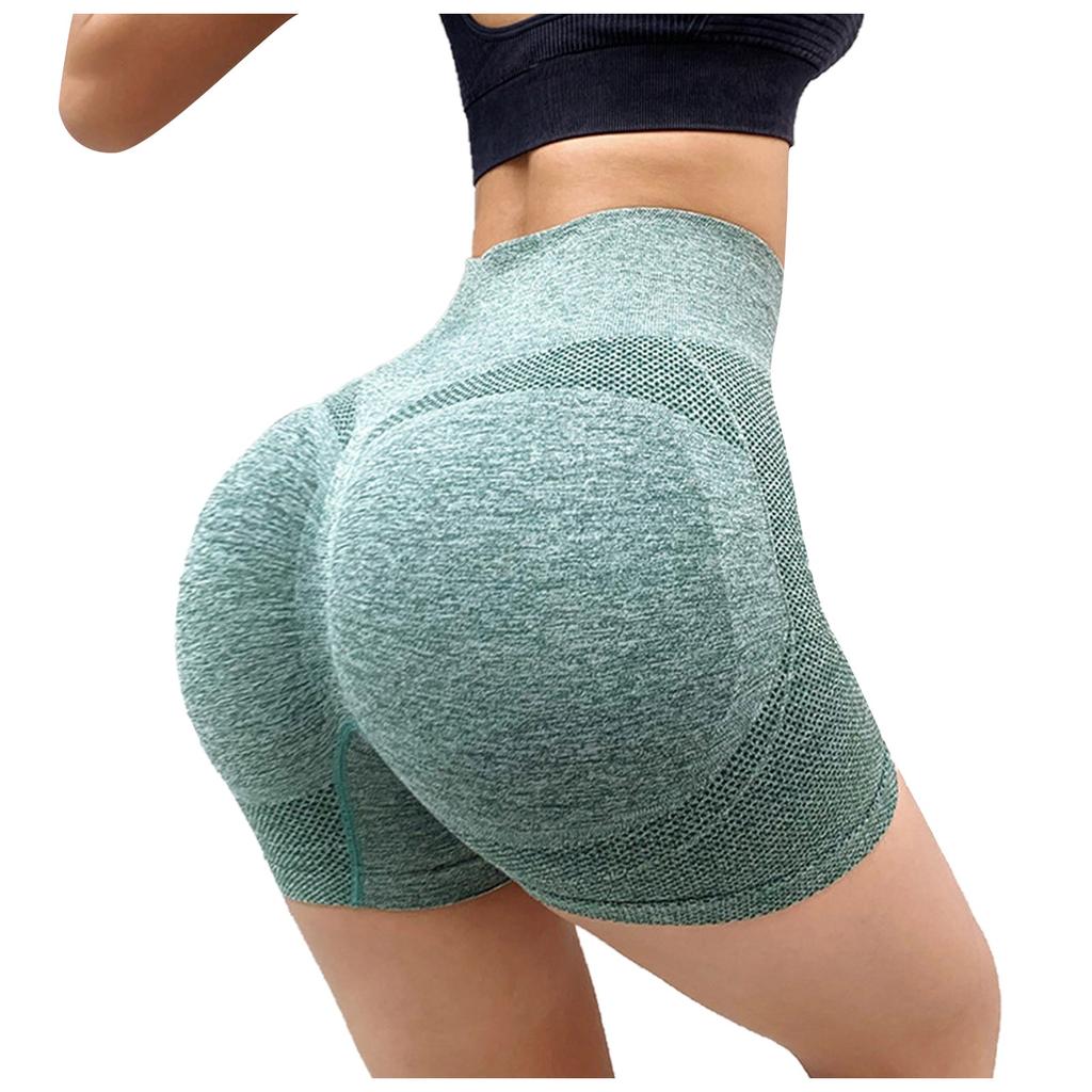 Модная женская женская короткая подтяжка бедер с тонкой талией персикового цвета, спортивная обтягивающая эластичная одежда для фитнеса и йоги