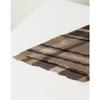 Daks Wool 100  Brown Tartan Check Pleated Scarf Dcsc6f583w2