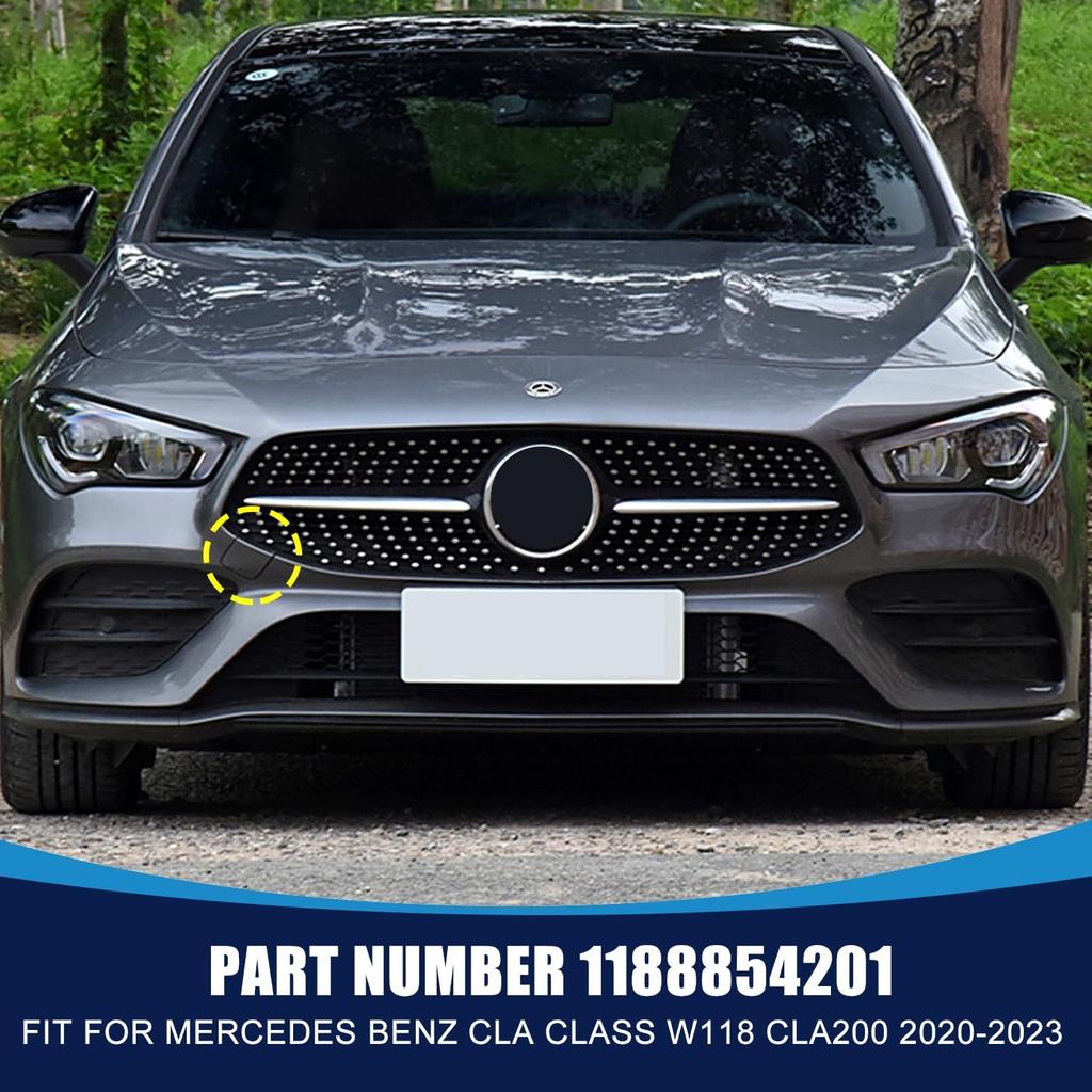 Front Bumper Tow Hook Cover for Mercedes Benz CLA Class W118 Coupe CLA200 CLA220 CLA250 2020 2021 2022 2023 Towing Hook Eye Cap 1188854201