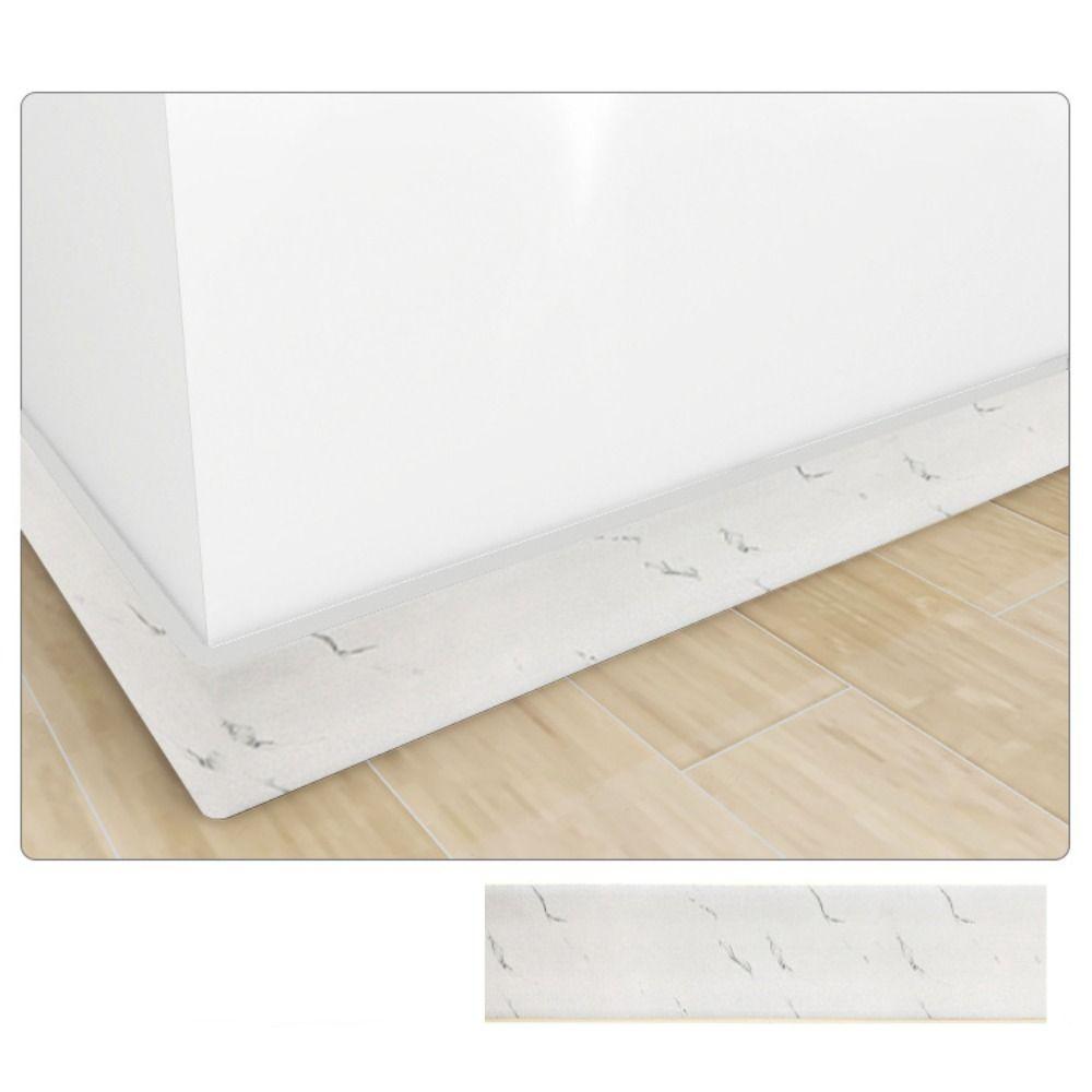 2M/Roll DIY Thickened Wall Base Self Adhesive Anti-collision Skirting Line Soft Wall Sticker Living Room