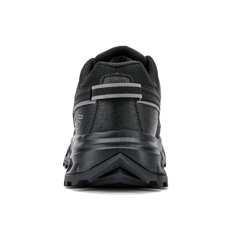 Skechers GLIDE-STEP AT Мужские Черные Низкие Уличные Ботинки Универсальные Повседневные Износостойкие 237681-BBK