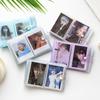 64 Slots Mini Photo Album Jelly Color Glitter Transparent Cover Collect Book for Fujifilm Instax Mini 11 9 8 Name Card Holder