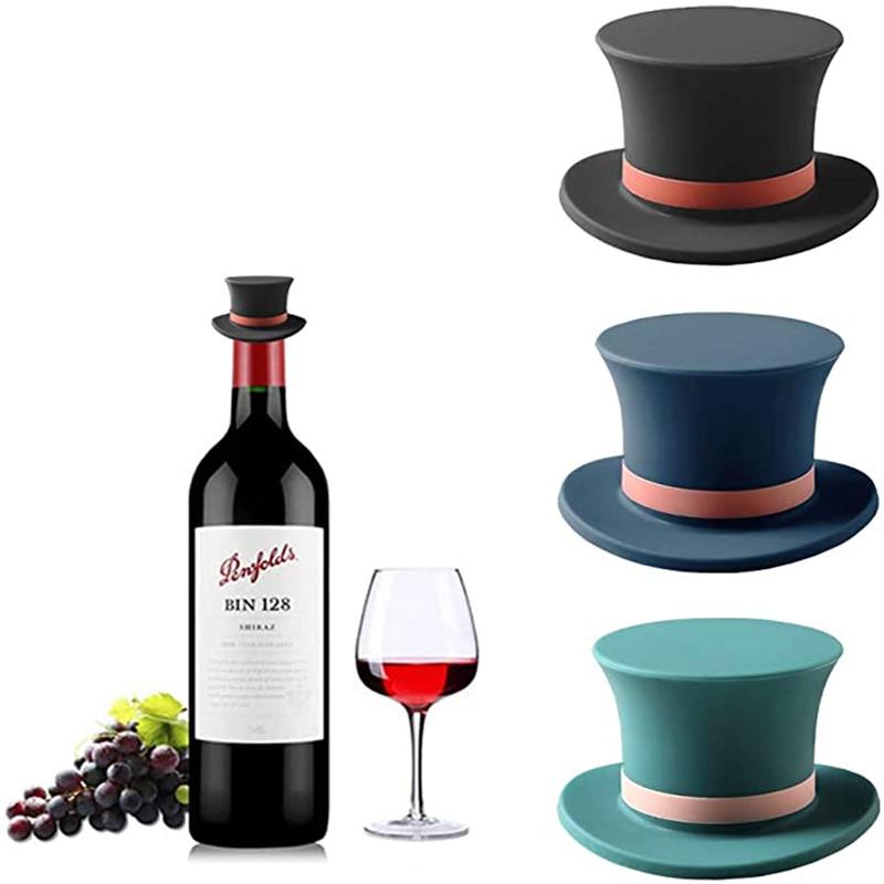 Creative Silicone Wine Bottle Stoppers Leak Wine Bottle Cap Fresh Keeping Sealers Beer Beverage Champagne Closures For Bar Acce 7