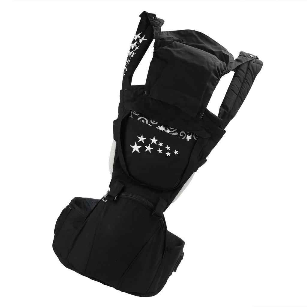 Эргономичный табурет-переноска для младенцев Baby Hipseat, переноска-переноска для новорожденных, слинг-обертка спереди, черный