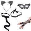 Ears Headband Cat Costume Set Lace Choker Cat Costume Accessories  Party Accessories